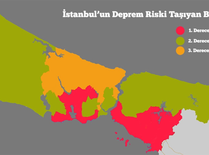 Muhtemel İstanbul Depreminde Riskli İlçeler 