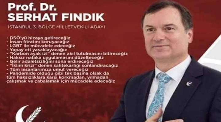 MRNA Aşı Mücadelesiyle Tanınan Prof. Dr. Serhat Fındık, İstanbul 'dan aday oldu. 