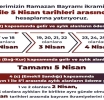 Emekli Bayram İkramiyeleri 2-5 Nisan Tarihlerinde Yatacak